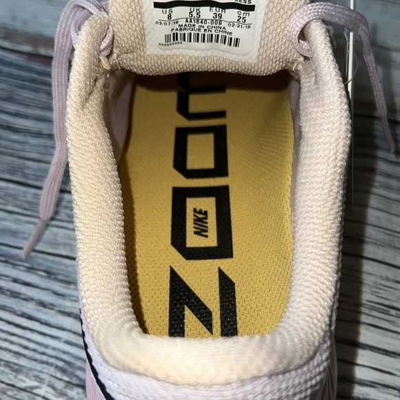 Nike Women’s Zoom Structure 22 'Platinum Violet' Platinum Violet /Black Size 8 - Picture 10 of 12